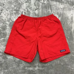 Patagonia Baggies Shorts Herren Medium Mesh gefüttert rot 6" Schrittlänge schnelltrocknend Nylon - Bild 1 von 14