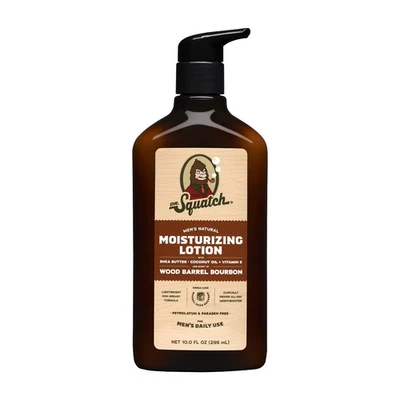 Dr. Squatch Loción para manos natural para hombre - Barril de madera Bourbon - 10 fl oz Foto 1 de 4