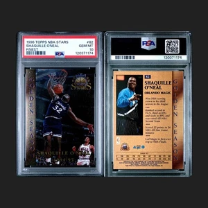 1996 Topps NBA Stars Shaquille O'Neal Finest PSA 10 NBA Orlando Magic - Bild 1 von 3
