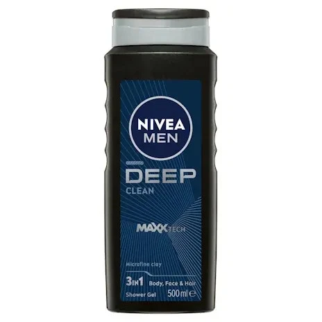 Nivea Men Deep Clean Shower Gel 500mL - image 1 of 1