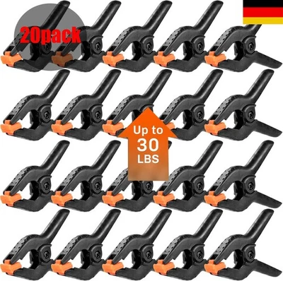 CP-AUTO 20 Stk Zwingen Federklemmen Klemmzwingen Leimzwingen Spannzwingen Federzwingen