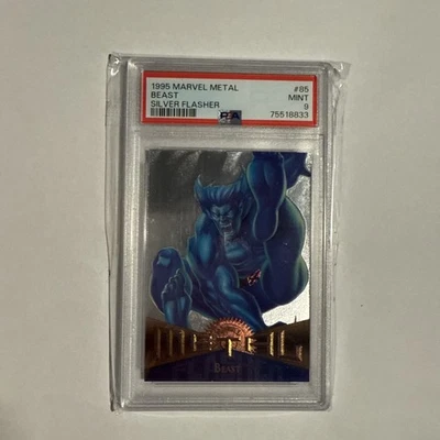 1995 Fleer 漫威金属银闪光灯 #85 Beast PSA 9  — 第 1/2 张图片