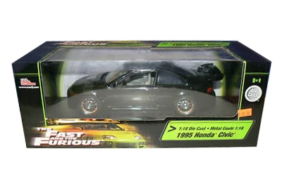 Ertl 1995 Honda Civic The Fast And The Furious 1:18 Diecast Car