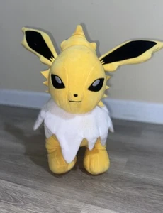 Build a Bear BAB Jolteon Pokemon Plush 14" YELLOW Stuffed Anime Eeveelution Gen1 - Picture 1 of 10