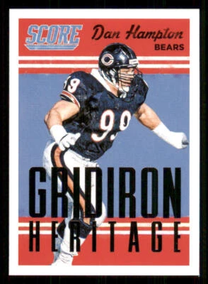 2015 Score Gridiron Heritage #9 Dan Hampton - Image 1 of 2