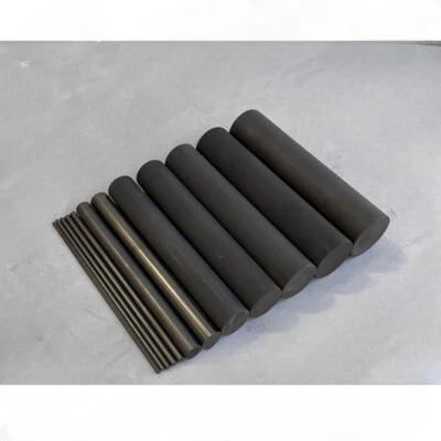 High Purity Graphite Carbon Bar Round Rod Electrode High Temperature Resistant - Image 1 of 4