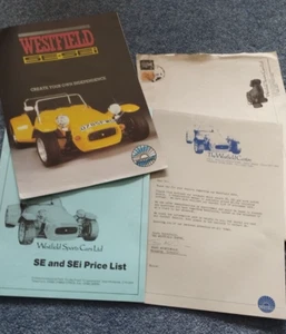 WESTFIELD SE SEI BROSCHÜRE PREISLISTE BESTELLFORMULAR signiertes Anschreiben - Bild 1 von 3