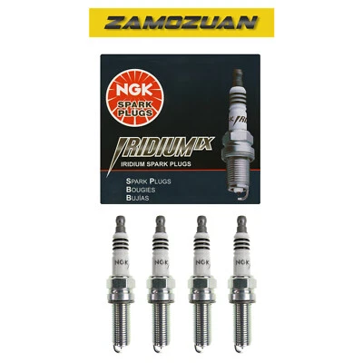 NGK Iridium IX Spark Plug Set 4PCS. 93175 LKR7DIX-11S — 第 1/4 张图片