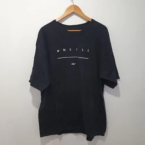 O'Neill Black Mens T-Shirt Mens XL Standard Fit Front Logo Graphic Crew Tee - Picture 1 of 6