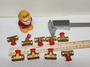 Parker 1/8 MMS-B Male Branch Tee's 1/8NPTF x 1/8NPTF x 1/8NPTM 10 qty - Picture 1 of 8