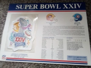 Super Bowl XXIV Patch - Picture 1 of 2