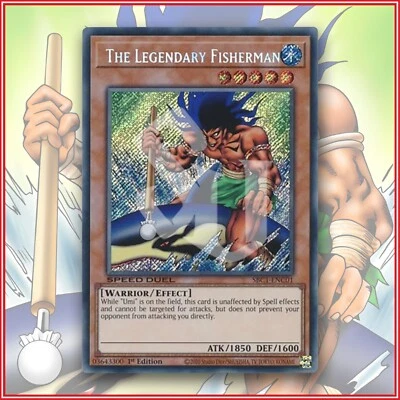 YuGiOh The Legendary Fisherman SBC1-ENC01 Secret Rare 1st Edition - Image 1 of 2