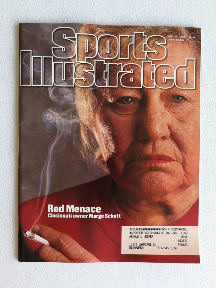 Revista Sports Illustrated 20 de mayo de 1996 Marge Schott - Shaquille O'Neal - JH Foto 1 de 2