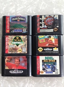 Sega Genesis Sports Games 6 Pack Bundle - Bild 1 von 4