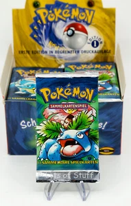 German Pokemon Base Set 1st Edition Booster Pack Venusaur 20.56gm -237 "Light" - Picture 1 of 13