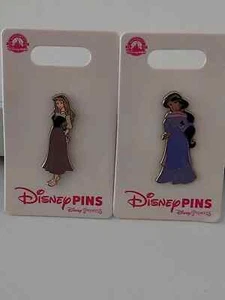 Prendedores Princesas Disney 2022: Aurora y Jazmín NUEVO - Imagen 1 de 4