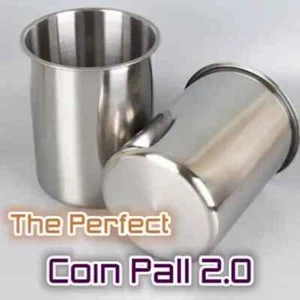 The Perfect Coin Pail 2.0 + Coins (Half Dollar) Magic Trick, Coins Appear - Picture 1 of 6