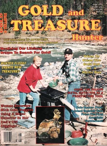 vintage GOLD AND TREASURE HUNTER magazine june 1995 metal detector - Picture 1 of 2