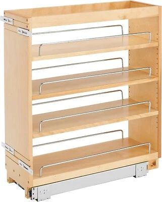 Rev-A-Shelf 448-BC-8C 8 pulgadas extraíble gabinete de cocina organizador estante para especias, arce Foto 1 de 4
