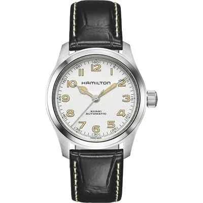 New Hamilton Khaki Field Murph 38mm Leather Strap Watch H70405710 - Image 1 of 4