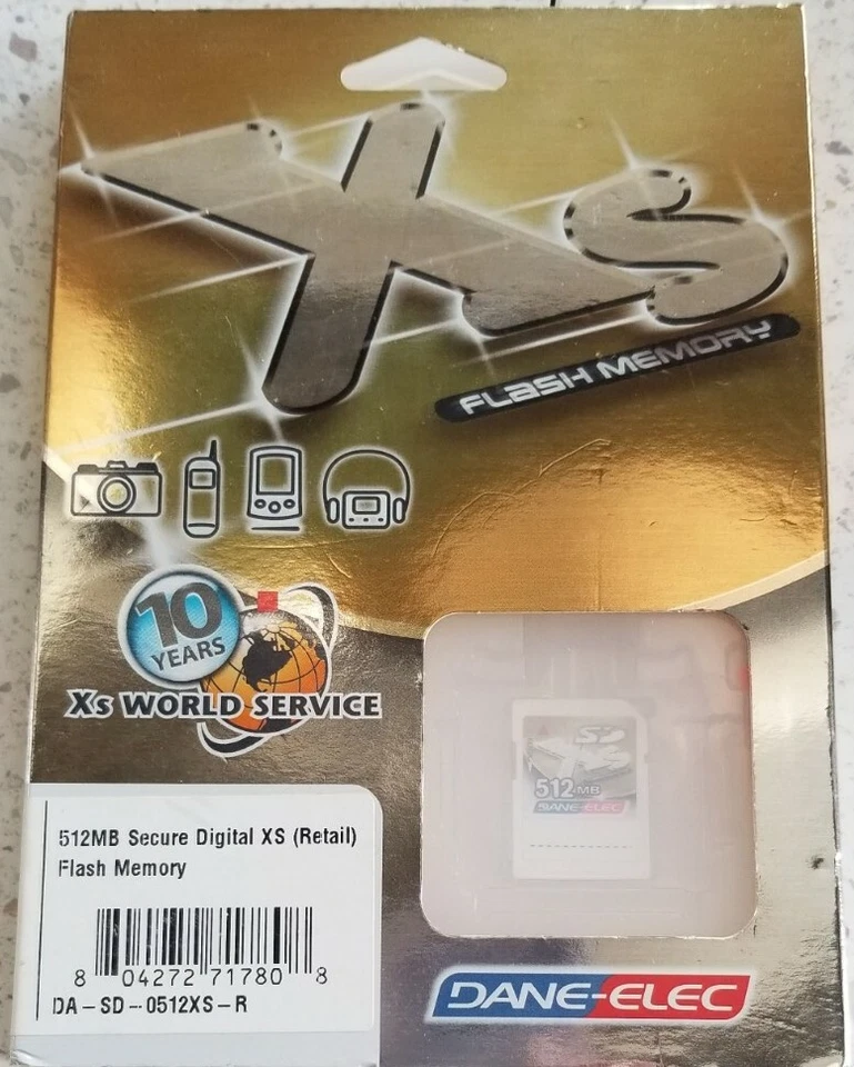 Dane-Elec SD 512 MB Secure Digital Card (DA-SD-0512-R) - Image 1 of 1