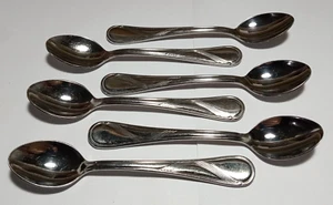 6 Bon Chef 18/10 Teaspoons Stainless Steel Dinner Flatware - Picture 1 of 6