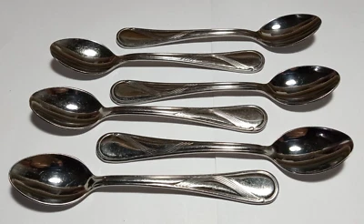 6 Bon Chef 18/10 Teaspoons Stainless Steel Dinner Flatware - Image 1 of 4