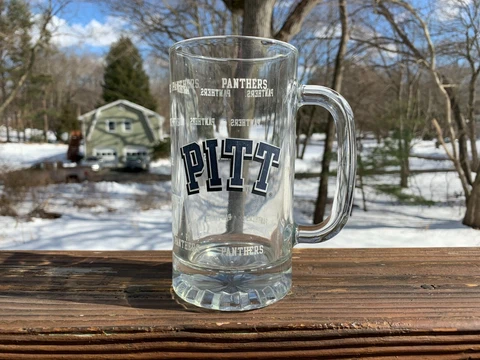 University of Pittsburgh Panthers heavy Pint Mug Cover