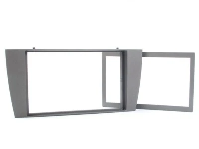 für Jaguar X-Type Auto Radio Blende Montage Einbau Rahmen 2-DIN anthrazit - Bild 1 von 2