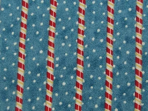 Fabric kandy kane stripe 45" x 43" By 1996s Daisy Kingdom 650 - Picture 1 of 10