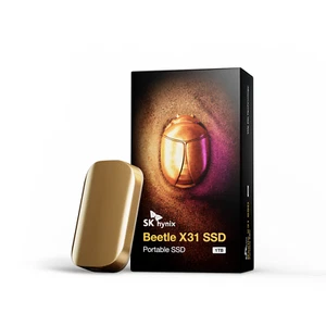 SK hynix Beetle X31 Portable SSD w/ DRAM up to 1050MB/s USB 3.2 Gen2 (1TB/2TB) - Picture 1 of 7