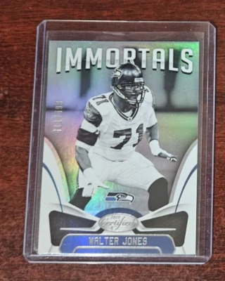 2018 Certified Immortals Mirror /499 Walter Jones #127 HOF - Image 1 of 2