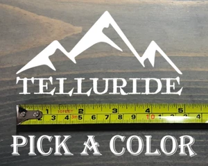 Telluride Sticker 5" Colorado Ski Mountain Snowboard Decal XO - Bild 1 von 2