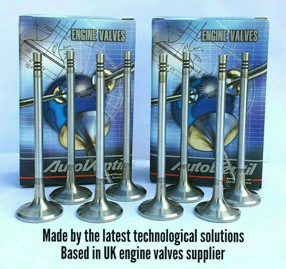 8 Exhaust VALVES FIT Citroen 5FK Mini N14B16A Peugeot EP6CDT  Vauxhall A16NHT - Image 1 of 4