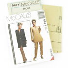 McCalls Dress Tunic Pants Sewing Pattern 6471 Size 12 Women's Uncut Lida Baday