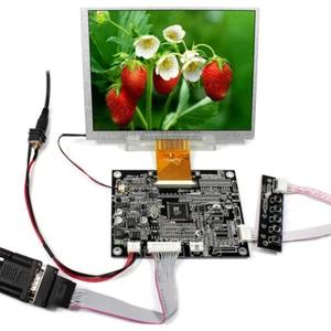 VGA LCD Controller Board KYV-N2 V2 + 7 Zoll 800x600 A070SN02 LCD Bildschirm - Bild 1 von 5