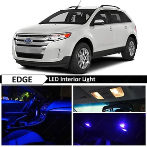 13x azul interior LED luces kit de paquete para 2007-2014 Ford Edge - Imagen 1 de 12