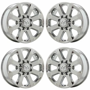 20" Dodge Ram 2500-3500 Truck Bright Chrome wheels Factory OEM 2697 EXCHANGE - Picture 1 of 8