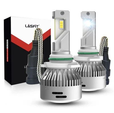 Lasfit LAplus Series H10 9145 9140 9055 LED Fog Light Bulbs Kit 60W 6000LM 6000K - Image 1 of 4