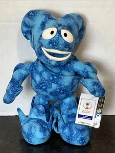 Peluche souvenir 2002 Coppa del Mondo FIFA Giappone/Corea Sferichi "Kaz" 10" RARO NUOVO CON ETICHETTE🔥 - Foto 1 di 17