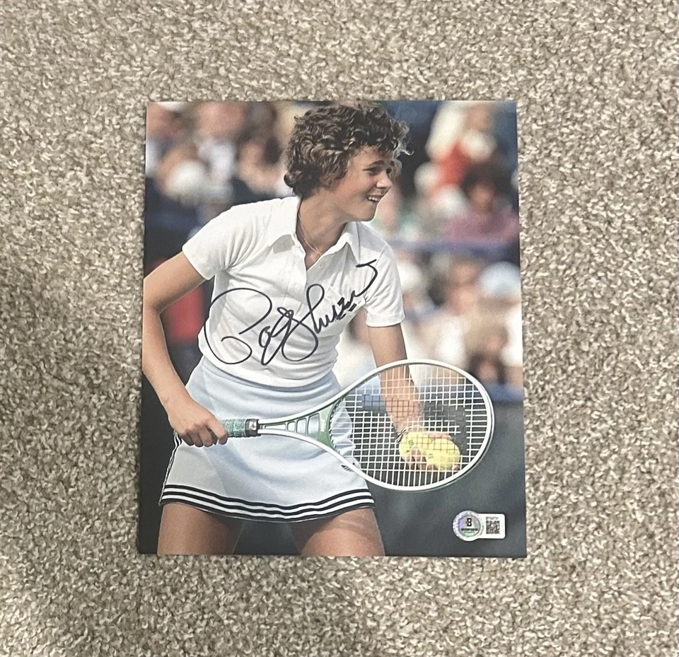 Foto firmada autografiada por PAM SHRIVER 8x10 TENNIS LEGEND BAS BECKETT 1 Foto 1 de 1