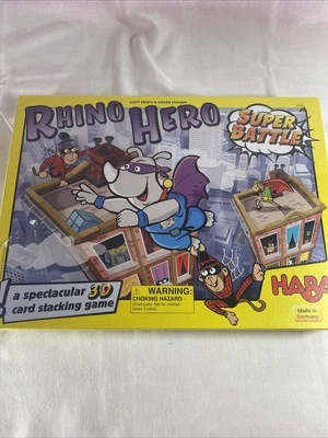 HABA Rhino Hero Super Battle - A Turbulent 3D Stacking Game - Image 1 of 4