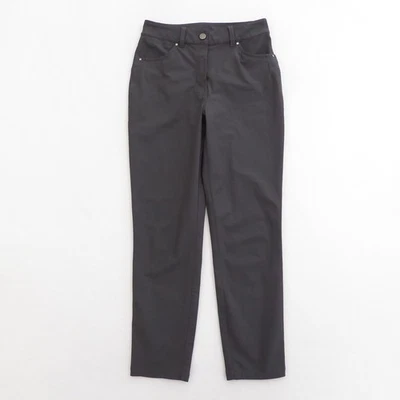 Pantalones Lululemon City Elegantes 5 Bolsillos Talla 4 Negros Pierna Recta Tobillo Corto Para Mujer Foto 1 de 4