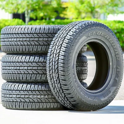 4 Tires Yokohama Geolandar A/T G015 255/55R19 111H XL AT All Terrain - Image 1 of 4