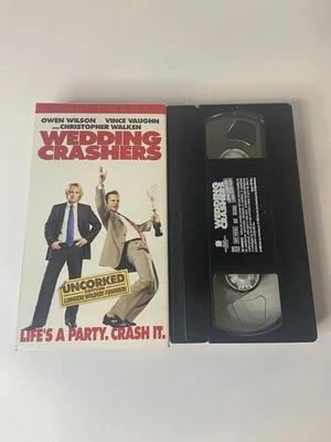 Wedding Crashers VHS 2005 Late Era "Uncorked Edition" Full Screen - Image 1 of 4