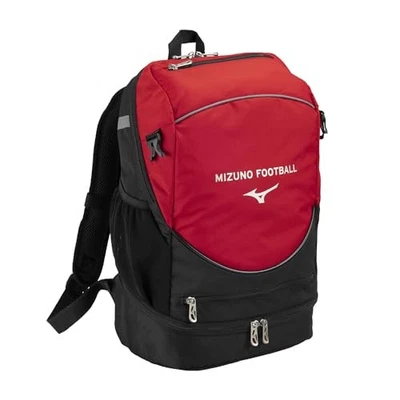 [Mizuno] Bolsa de Fútbol Mochila de Fútbol Roja x Negra Foto 1 de 3