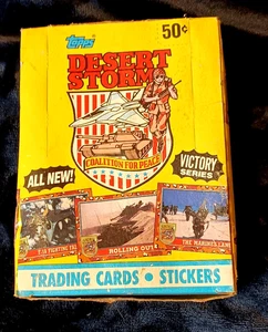 1991 Topps Desert Storm Trading Card 35 New Unopened Packs In Original Box LOOK! - Picture 1 of 7