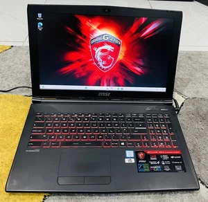 Gaming MSI MS-16JB ,15.6"Laptop,Intel Core i7-7700HQ, 16GB Ram,128GB SSD,Win 11 - Picture 1 of 12