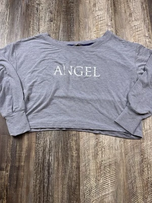 Victoria's Secret ANGEL Pijama Dormir Manga Larga Camisa Corta Top Túnica M Foto 1 de 4