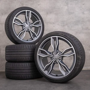 Llantas Audi TT TTS 19 pulgadas 8S diseño facetado 8S0601025H titanio - Imagen 1 de 5